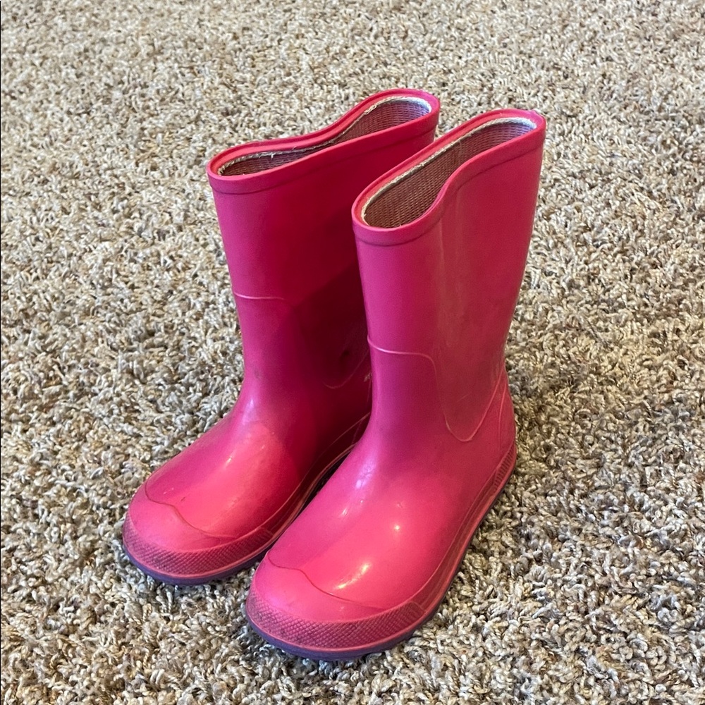 Kids Pink Rain Boots